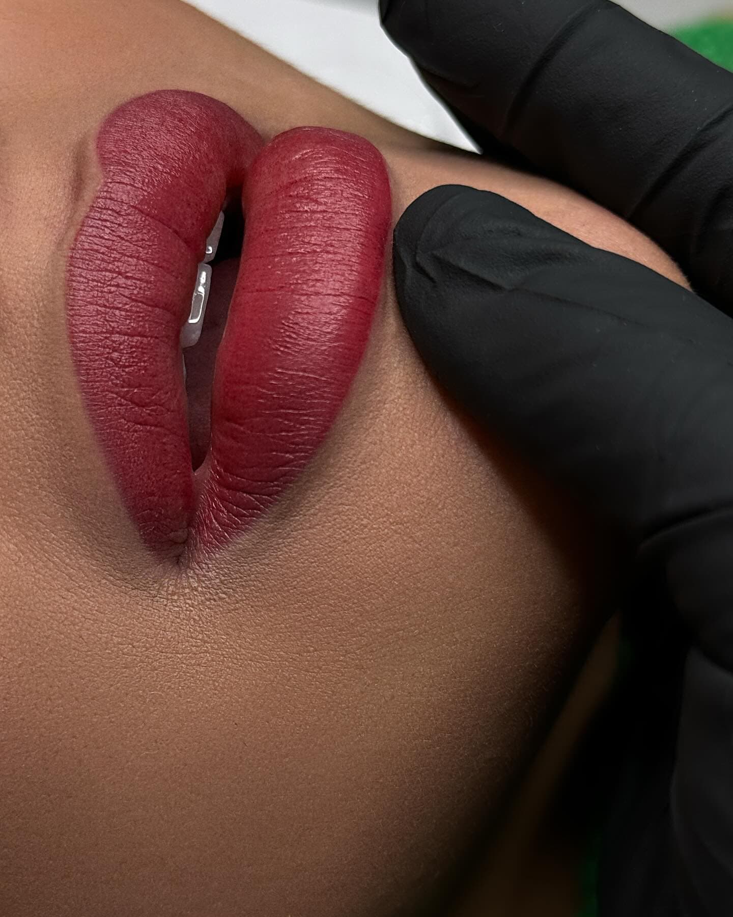 Lip blush healed result